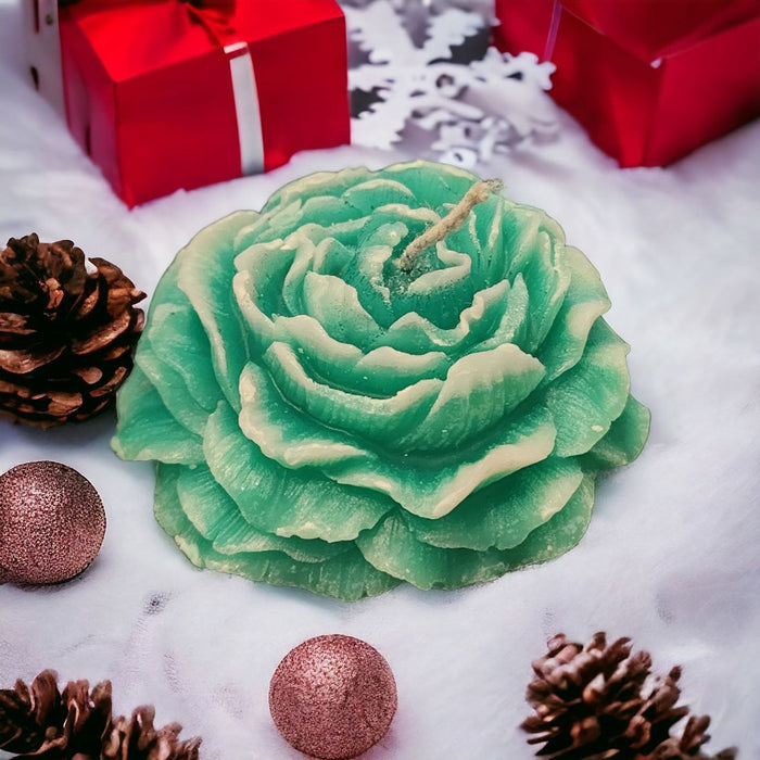 Scented Green Rose Candle